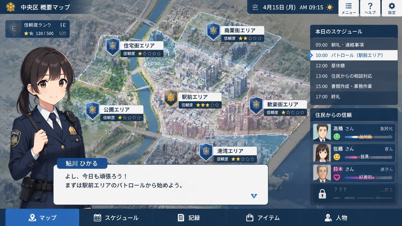 极道无赖EX 女警鮎川光 角色路线 实机截图 3